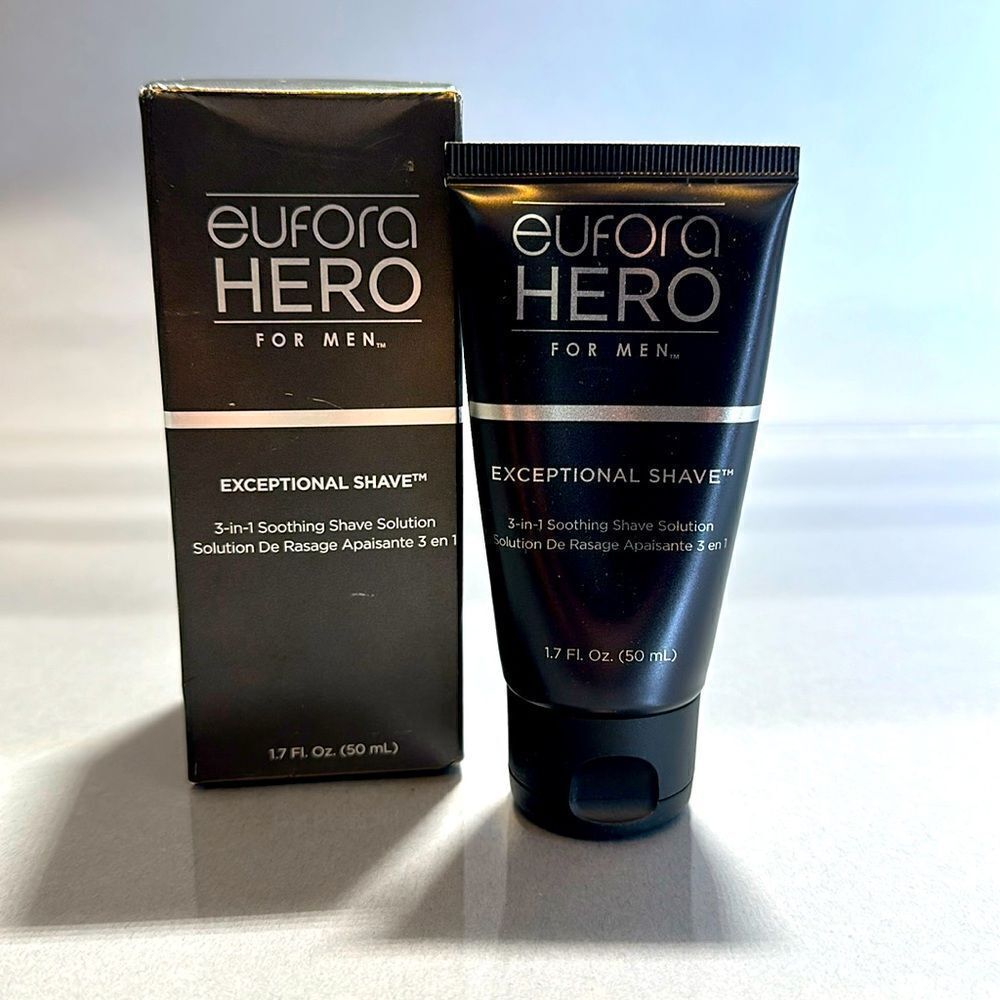 EUFORA HERO for men | exceptional shave | 3in1 soothing solution | 1.7 oz. | NEW